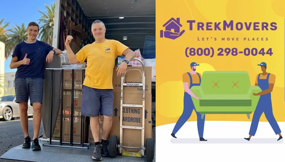 Loading day with movers at work, TrekMovers