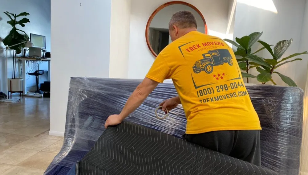 Packing furniture securely for a move, TrekMovers