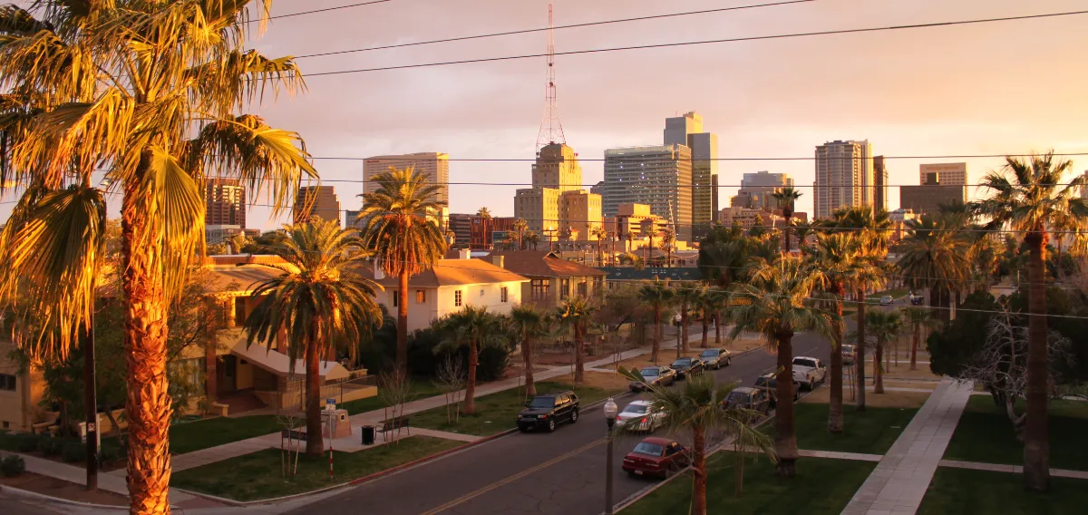 Sunset movers a view across downtown in the city 4935 2026 01 11 10 24 01 utc